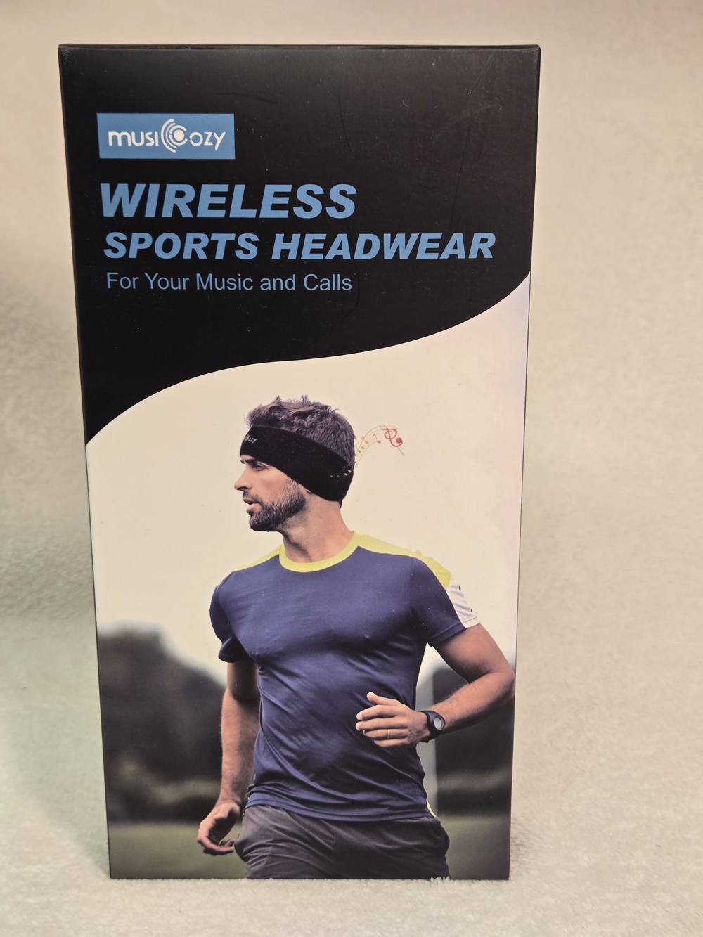 MusiCozy Wireless Sports Headwear - Black